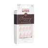 KISS Elegante kit de manicura de uñas francesas con acabado