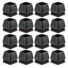  16-Piece Chair Leg Floor Protectors for Furniture -Felt Bottom