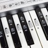 QMG Piano and Keyboard Full Set Stickers for White and