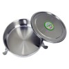 Kitchen Art Multi 3-tier round sealed stainless steel box (20cm