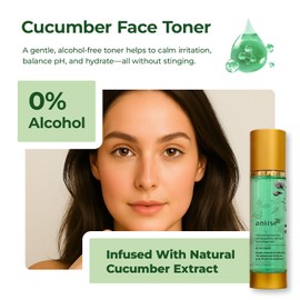 Refreshing Cucumber Extract Face Toner | 4 fl. Oz | Deep Cleansing, Hydrating, and Pore Reducing Tonic for All Skin Types – Alcohol-Free, Paraben-Free, Sulfate-Free, Vegan