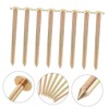 Kisangel 8pcs Stainless Steel Survey Stakes for Accurate Property Line