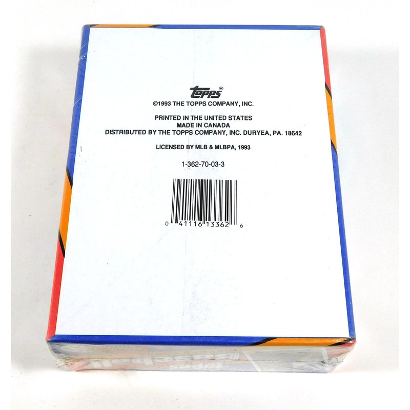 1993 Topps Baseball Series 1 Trading Card Box