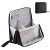 KeuFuw Doresty Makeup Bag, Travel Makeup Organizer, Standing Makeup Bag,