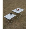 iClimb Ultralight Compact Camping Folding Table with Carry Bag (Silver