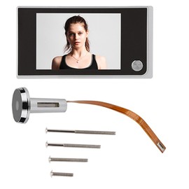 Digital Door Camera Viewer, 3.5in 720P HD Security Door Camera+Monitor 120° Wide Viewing Electronic Peephole Viewer, for Home Door Entry System Door Video