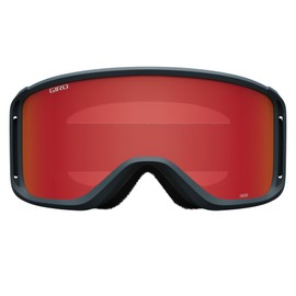 Giro Sagen Ski Goggles - Snowboard Goggles for Men, Women and Youth - Dark Shark Thirds Strap with Amber Scarlet/Yellow Lenses
