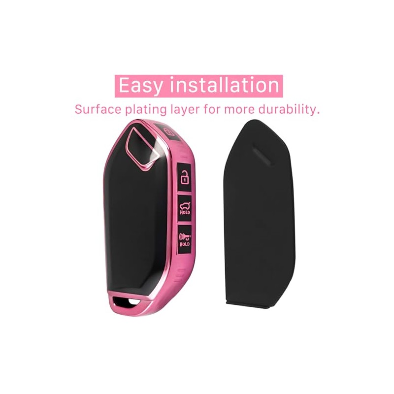 Kirsnda TPU Key Fob Cover for 2023-2024 Telluride EV5 -