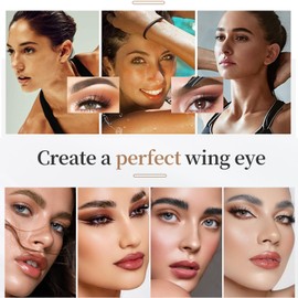 Microblading Eyebrow Pencil - 3D Magic Eyebrow Pencil - Natural Makeup Fine Stroke 4-Fork-Tip Eye Brow Pencils - Long-Lasting Waterproof Eyebrow Pencil for Women