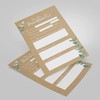 CreativeRobin Wedding game and guest book cards for 50 guests
