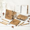Resurhang 40 Pcs Bible Verse Spiral Notebook with Bamboo Retractable