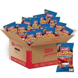 Herr's Buffalo Blue Cheese Curls, 3 Ounce (Pack of 20 bags)