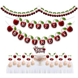 Seyal® Cherry Theme Birthday Party Supplies