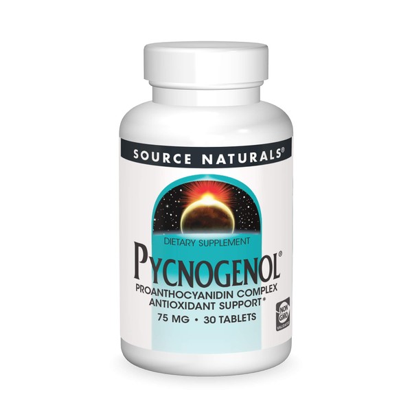 Source Naturals Pycnogenol 75 mg Proanthocyanidin Complex - 30 Tablets