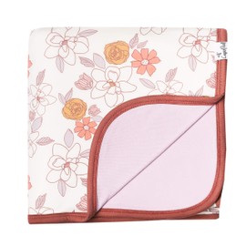 Copper Pearl Three-Layer Baby Blanket: Soft Baby Quilts for Boys and Girls | Breathable, Cozy, Toddler Blanket | Baby Quilt for Newborns | 46x46 Premium Polyester/Rayon | Ferra