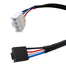 Zafina-UP Brake Control Wiring Harness Adapter Trailer Brake Controller Wire 4Pin Fit for Ram 1500/ram 2500/ram 3500 1995-2009