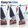 2pc Long Handle Stainless Steel Shoe Horn for Easy Shoe
