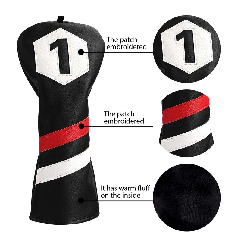 Big Teeth Golf Club Head covers for Driver 460CC DR
