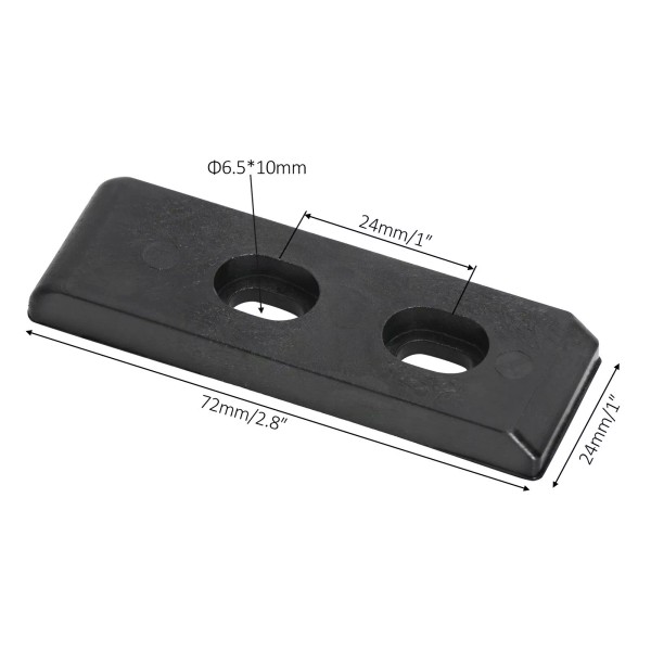 Unbranded Black Swing Arm Chain Guide Slider Runner 110cc 125cc