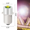 YAFIYGI 2 Pack LED Flashlight Replacement Bulb with 18V 12V
