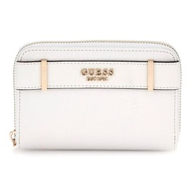 GUESS Anadela SLG Medium Zip Around Wallet White, White