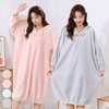 soft hooded bathrobe ELS-120 Gray/FREE