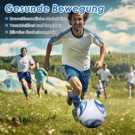 KWJEIULSOQ Football Size 4, Children's Unisex 2024 Champions League Ball, Regular Play and Training, Size 4 Football, Outdoor Indoor Footballs for Teenagers and Adults