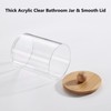 WACAR Cotton Pad Dispenser Set, Acrylic Cotton Pads Storage Cotton