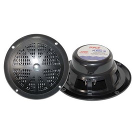Pyle PLMR61B New Black Pair 6.5" 120 Watt Marine Boat Waterproof Speaker System