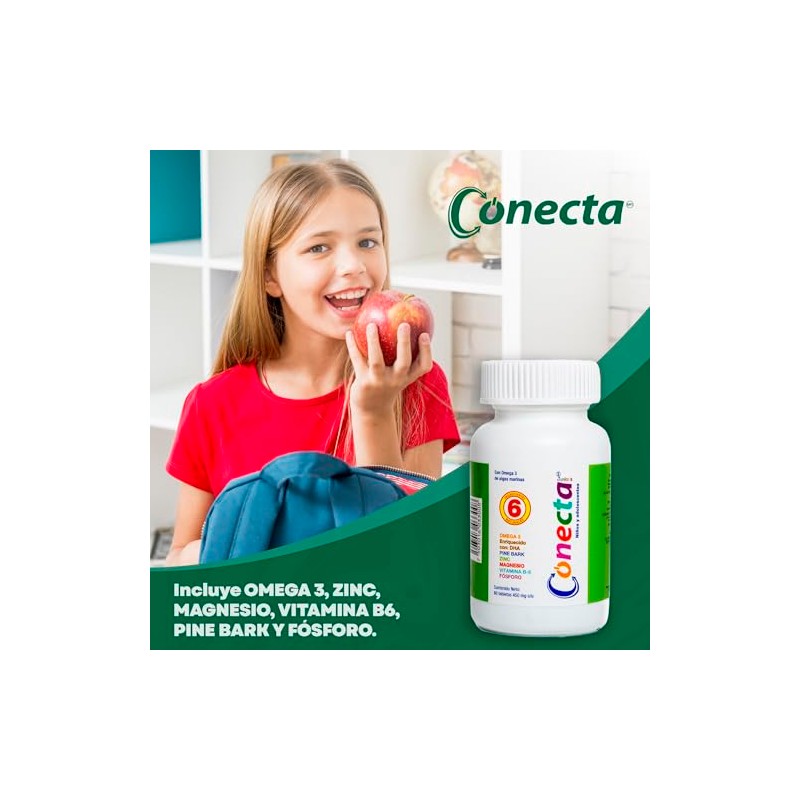 Suplemento AlimenticioConecta Junior´s 60 tabletas (450 mg)