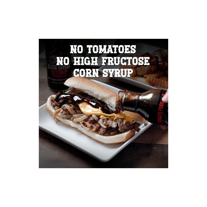 Black Cavern – The Ketchup Alternative, Tomato-Free Sauce, No HFCS,