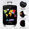 ANNA QUEEN Map Travel Luggage Cover Suitcase Protector Suitcase Anti-Scratch,Stretchable