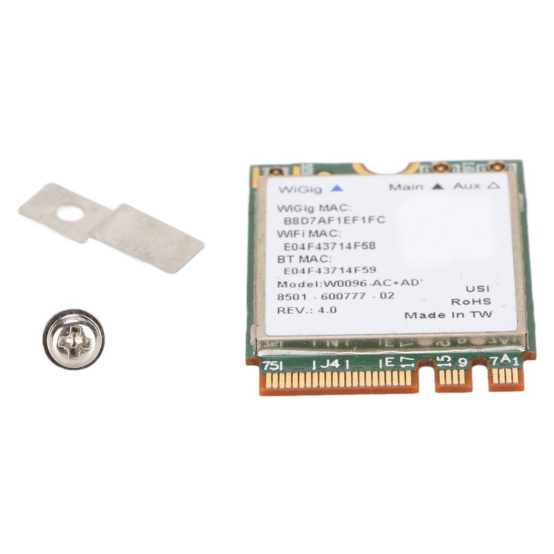 Wireless Net Card 867Mbps M.2 NGFF Wide Coverage 2.4Ghz 5Ghz