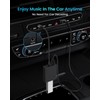 ANDTOBO USB to Aux Audio Adapter, 3.5mm Male to USB