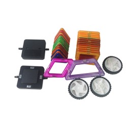 FixtureDisplays Kids Magnetic Stacking Tiles Toy Building Block Toy 3D Building Blocks Toy Child