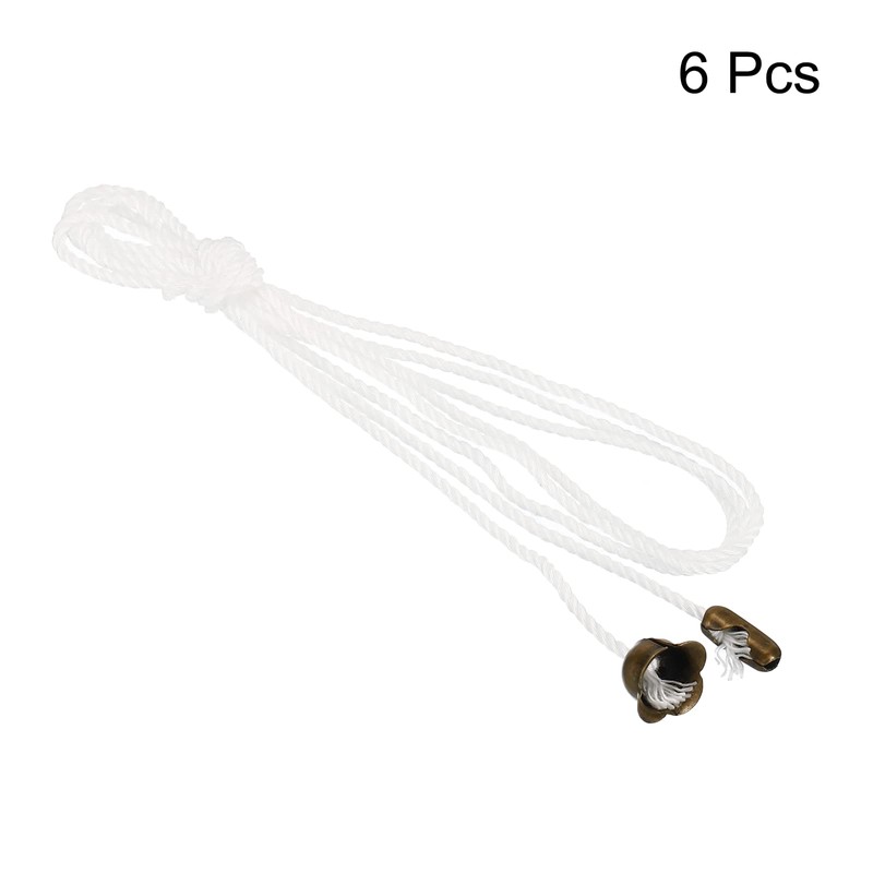 PATIKIL Pack of 6 Pull Cord for Ceiling Switch Light