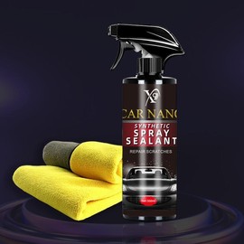 Fortify Your Car's Shine: Ceramic Coating Spray with Polymer Protection & Waterless Wash! Vehicle Maintenance Sealant For Cars, Boats, Motorcycles, Trucks & More Polish Wax:_4 pcs