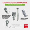 TOX Gipskartondübel Spiral Plus + S, 32 mm Dübel inkl.
