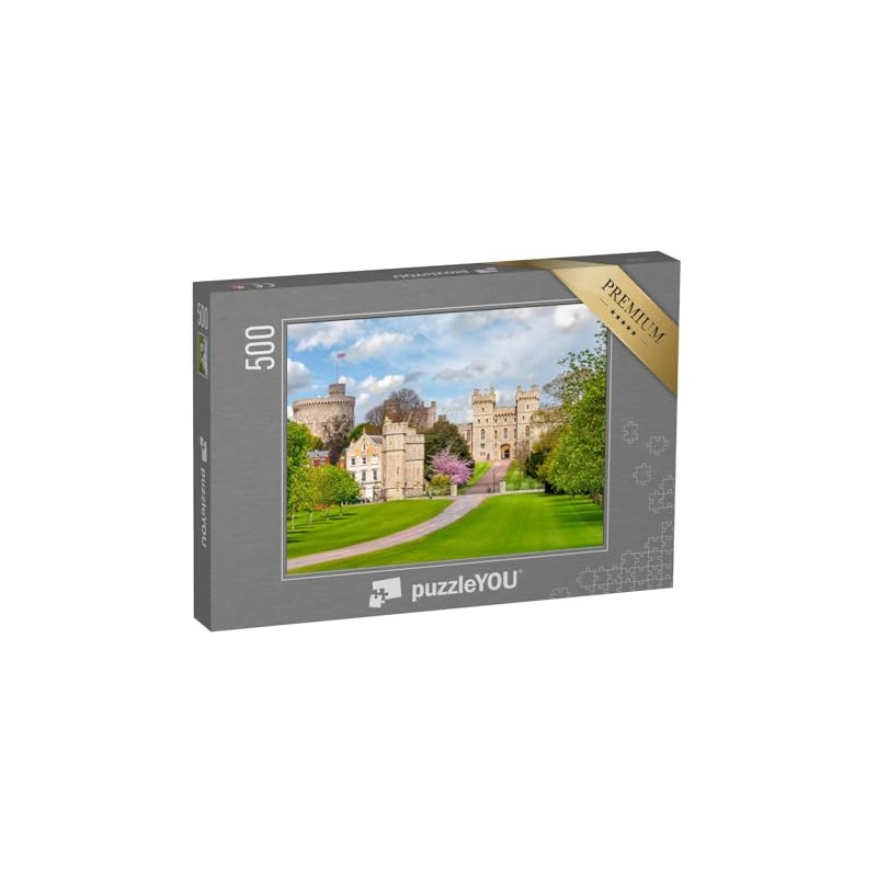 puzzleYOU: 500 Piece 'Windsor Castle in Spring, England' - Puzzle