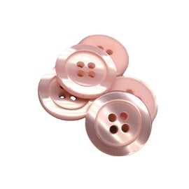 50 Mother of Pearl Buttons - 5 Sizes and 11 Colours to Choose From - Made and Shipped from Spain (Pink, 18mm)