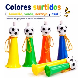 Corneta De Fútbol De 3 Tonos, Para Aliento En La Copa Mundia