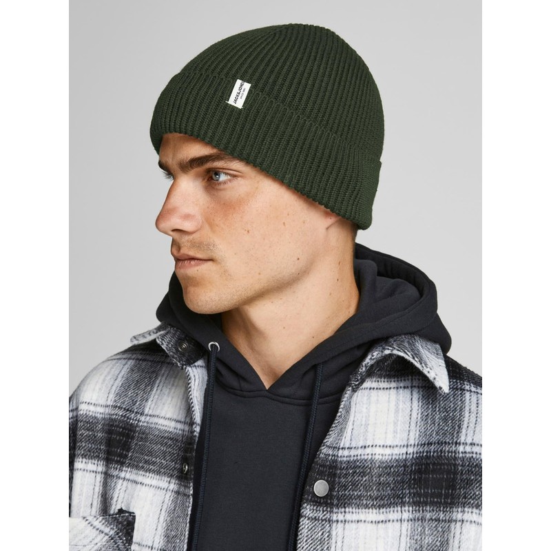 JACK & JONES Men's Jacbrink Beanie Hat, Pack of 2