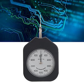 Tensiómetro portátil Gris Negro SEG-500-1 de aleación ABS de 500 g, medición precisa de presión de Contacto de relé y tensión de Resorte              