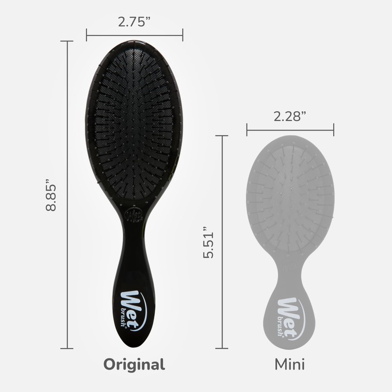 My Wet Brush Classic Brush, Black, 3.5 Ounce