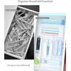 Grace Store 15 PCS Clear Plastic Drawer Organizer Tray for
