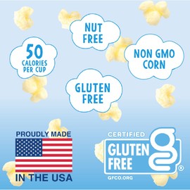 Like Air Puffcorn Variety Pack (0.5 oz, Pack of 20), White Cheddar & Classic - 80 Calories, Gluten Free (White Cheddar & Classic) - Shark Tank Product