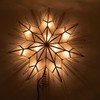 Kurt Adler 14-Inch 7-Point Natural Capiz Star Lighted Treetop