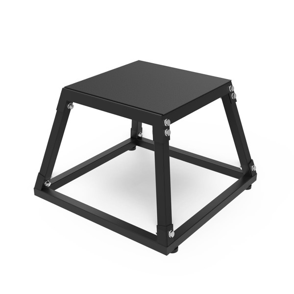 MegaChoice 12 Inch Plyometric Jump Box, Steel Plyo Platform and