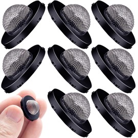 VARMDUKKE 8PCS Hose Water Filter Washers, Stainless Steel Inlet Hose Washer with Screen, Garden Hose Screen Filter for 3/4 Inch Garden Hose Connector, 5/8 Inch Washing Machine