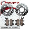 Sixity Front Ceramic Brake Pads Rotor compatible with Yamaha YXR66F